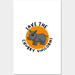 Save the Chubby Unicorn Posters and Art